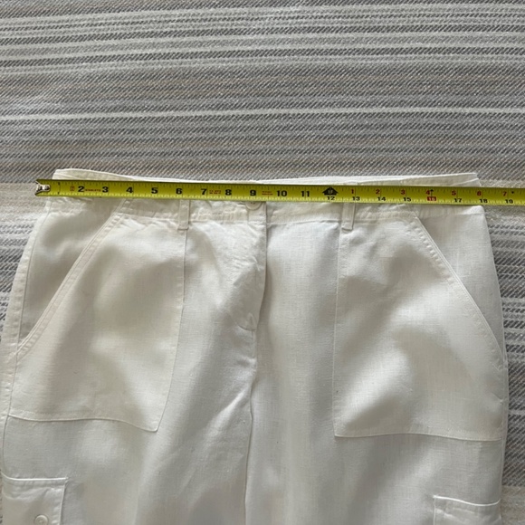 Tommy Bahama white linen pants size 12 - Picture 8 of 11
